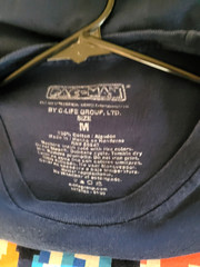 C-Life Group PAC-MAN Gaming Black T-shirt Adult Size Medium