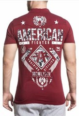 AMERICAN FIGHTER LANDER Men’s Polo Biker MMA