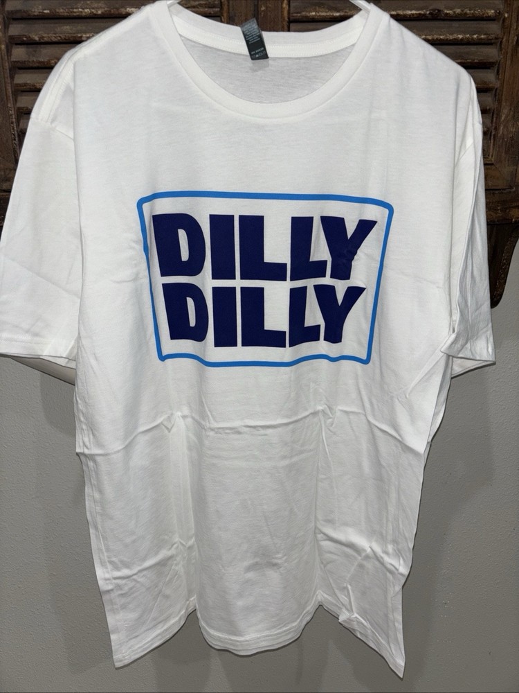 DISTRICT MADE WHITE BUD LIGHT TEE SHIRT TOP MENS SIZE L