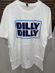 DISTRICT MADE WHITE BUD LIGHT TEE SHIRT TOP MENS SIZE L