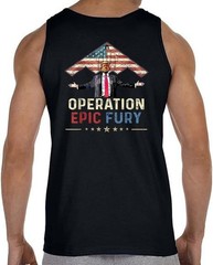 Operation Epic Fury Print 2 Sides Tank Top