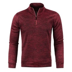 Men’s Half Zip Pullover Sweatshirt Turtleneck Long Sleeve Streetwear Jacket
