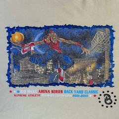 2000s Southpole Bronx Basketball Backyard Classic Vintage Yellow Tshirt Mens L.