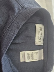 Concepts by Claiborne Mens size large blue T-shirt