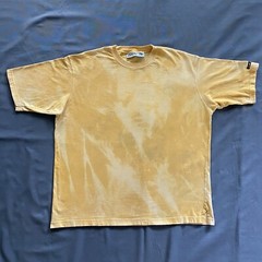 VTG 2000s Aeropostale Blank T Shirt Mens XL Yellow Acid Wash Short Sleeve Y2k