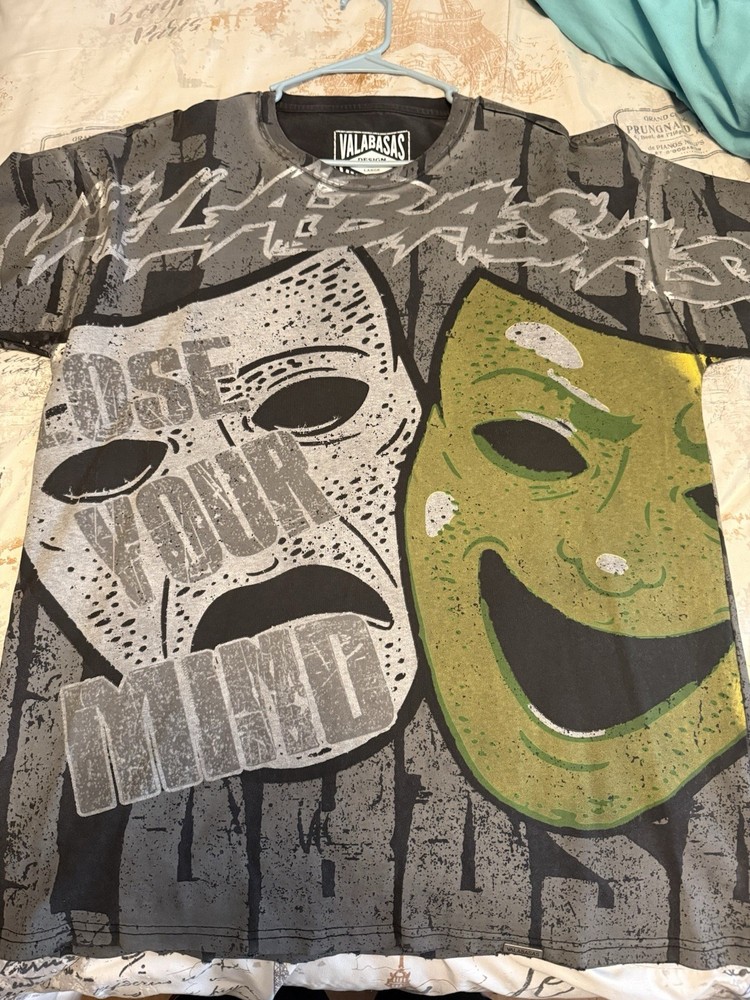 Valabasas Lose Your Mind Graphic T-Shirt Size L