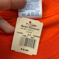 Vintage Michigan T Shirt Mens XL Extra Large Orange Worlds Finest Grand Star