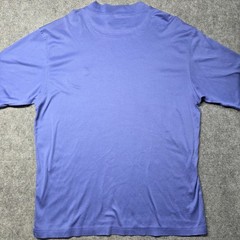 Amen Corner Masters T Shirt Mens L Blue Golf Pima Cotton Double Mercerized