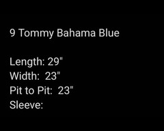 Tommy Bahama Light Aqua Blue Heather Tencel Blend T-Shirt Men’s Size L