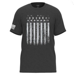 Rags Of Honor Black Heather Americana Tshirt We the People Flag Large New Nice