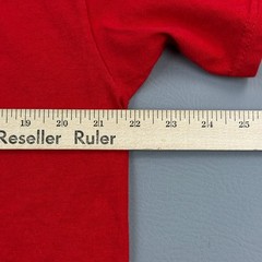 Vintage Delta Pro Weight Shirt Mens Large Red 316 Oyster Bar NC Pocket Tee Y2K