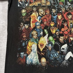 Vintage Marvel Mad Engine Shirt Mens 2XL Black Fade Comic Hero Villain