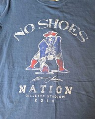 Comfort Colors Kenny Chesney No Shoes Nation Gillette Stadium Blue Cotton Tee M