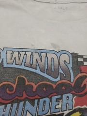 J GALT USA STREAM RACING T-SHIRT Men Small White Graphic Print..#14772