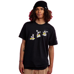 Neff x Disney Mens Mickey Mouse Skateboarding Kick Flip Landed It Shirt NWT S-XL