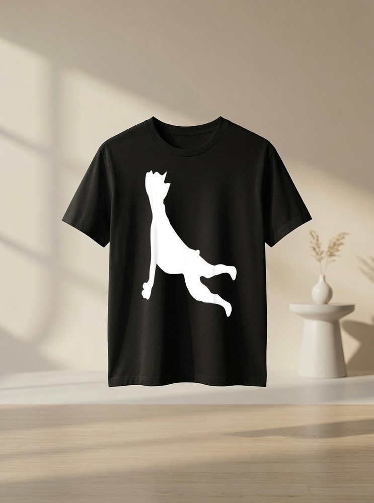 Boxer Dog Yoga Funny Dog Lover Graphic Tee Gift