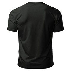 DYX Oversized Black Unisex 100% Cotton Crew Neck T-Shirt Gym and Streetwear Tee
