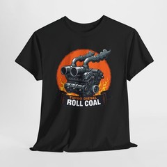 Turbo Diesel Roll Coal T-Shirt Graphic Tee for Truck Lovers Gift