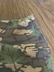 ACE SPORTSWEAR Camo vintage t shirt LARGE Camoflauge Leaf Treebark single stitch