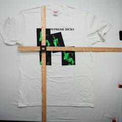 NWT Supreme Dicks Tee White Size Medium FW20 Made in USA 100% Authentic