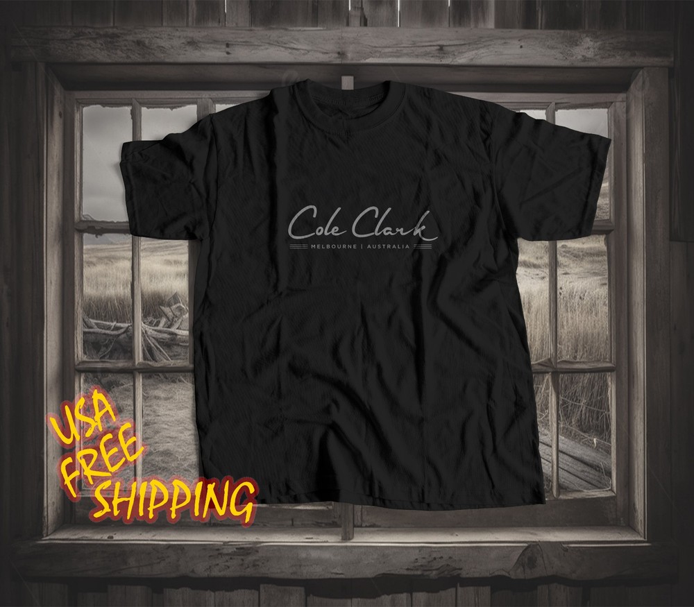 Men Shirt Best Selling Cole Clark Logo Funny T-shirt Made In America S to 5XL