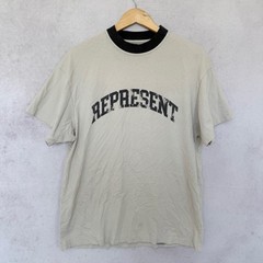Represent Arch Logo T-shirt with Contrast Collar Size XS