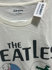 Old Navy Beatles-SeaSalt-Unisex T-shirt-100% Cotton- Medium Size