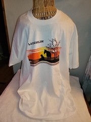 Vintage 86 Single Stitch T Shirt Laughlin NV Western Horse Cowboy Sunset NOS XL