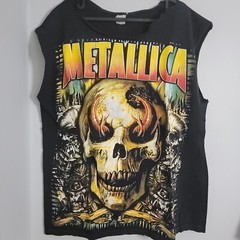 Vintage Metallica Mexican Boot Rock Revolution Revolucion Cut Sleeves T-shirt