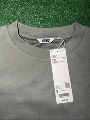 Uniqlo U AIRism Cotton Oversized T-Shirt Green Small