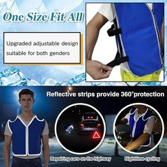 Chaleco refrigerante para hombres y mujeres (accesorios para motociclistas)