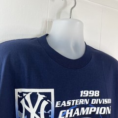 Vtg Starter 1998 New York Yankees World Series Champions T Shirt Size XL NWT