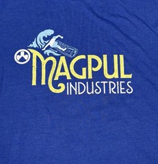 Magpul Hang 30 Blend Men’s Royal Heather Blue T-Shirt Medium Graphic Surf PMAG