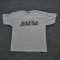 Vintage Caribbean Soul T Shirt Mens XL Grey Parrot Poker Party 2006 Y2K