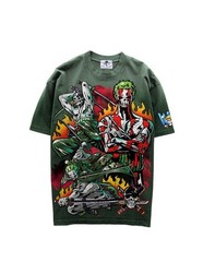 Warren Lotas X One Piece Anime Zoro Zorro Sword Guy T-Shirt Tee Sunfaded New L