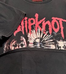 Slipknot T-Shirt Mens L Prepare For Hell Tour Band Faded Black Bravado Reprint