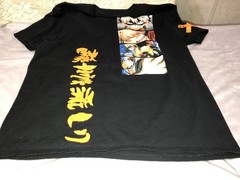 My Hero Academia New Adult T-Shirt – Panels of Bakugo & Ornage Kanji XL EUC A#1