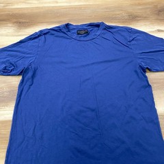 Goodlife T-Shirt Mens Medium Minimalist Supima Micro Modal Regular Fit Blue USA