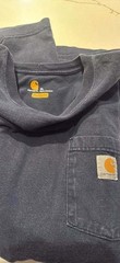 Carhartt K87 Navy Blue Pocket T-Shirt Size XL