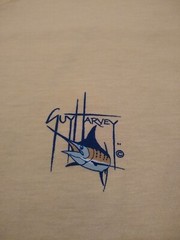 Guy Harvey Shirt AFTCO Bluewater Men’s 2XL Long Sleeve Fishing Sailfish Graphic