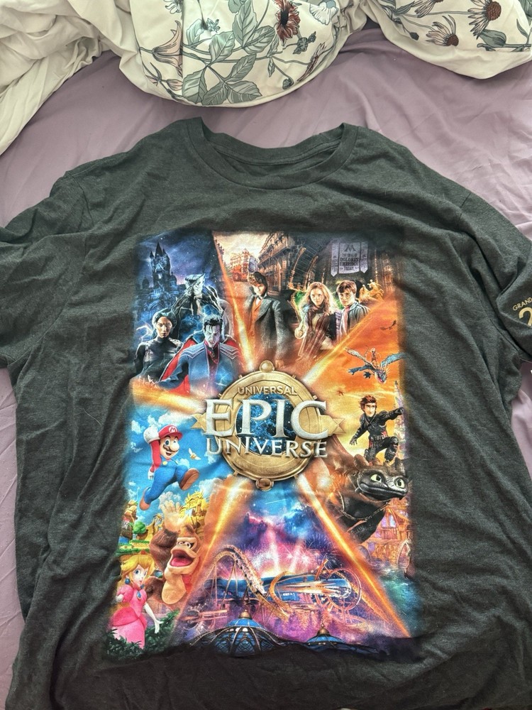 2025 Epic Universe Grand Opening Day Shirt May 22 2025 Size 2XL New