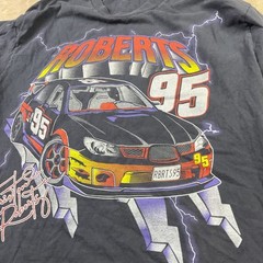 J Galt Racing T-Shirt Men Sz XL Triston Roberts 95 Car Graphic Tee Short Sleeve
