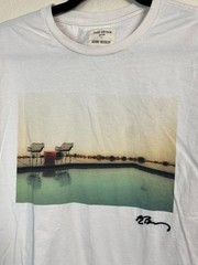 Todd Snyder x Gerry Beckley White Graphic Tee T-Shirt Size Medium Short sleeve