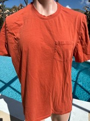 C&C California Pocket Crewneck short sleeve T Shirt Organic Cotton Mens size 2XL
