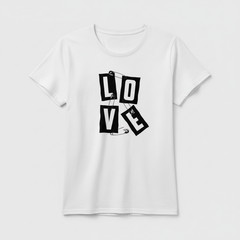 LOVE Black Logo T-Shirt