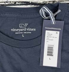Vineyard Vines Men Short Sleeve Pocket T-Shirt Blue Blazer Size Large (L) – NEW