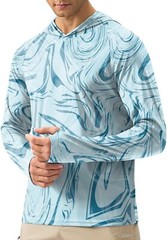 Men’s UPF 50+ Sun Protection Hoodie – Long Sleeve Fishing & Hiking Shirt