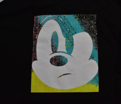 Neff X Disney Mens Mickey Mouse Attitude Graphic Black Shirt NWT S-XL