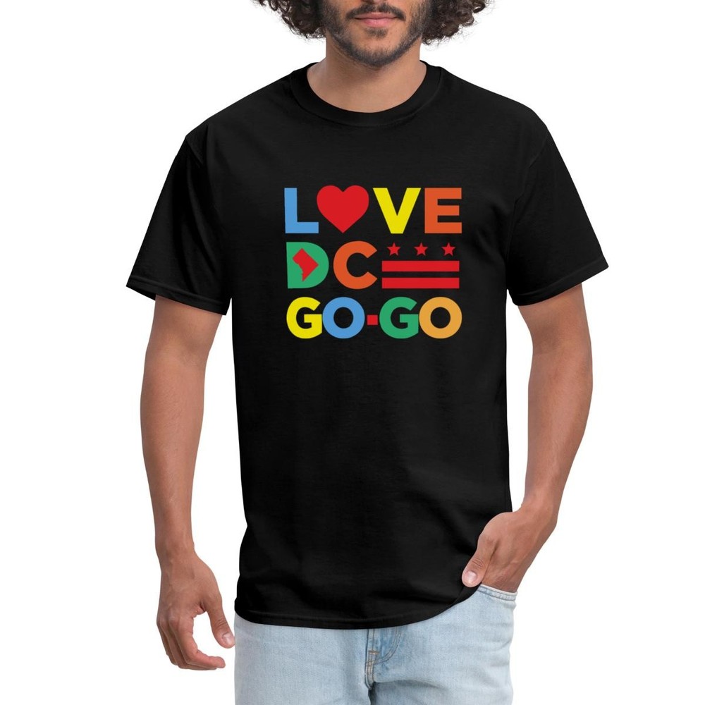 Love DC Gogo / D.C. Capital City Groove Men’s T-Shirt