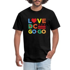 Love DC Gogo / D.C. Capital City Groove Men’s T-Shirt
